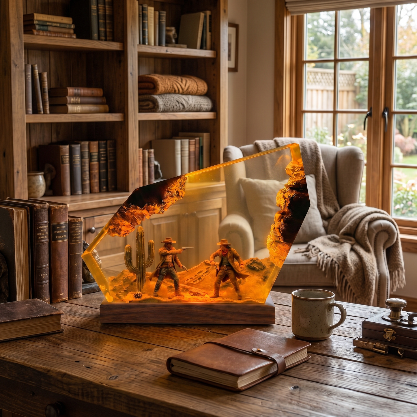 Handmade Western Resin Lamps