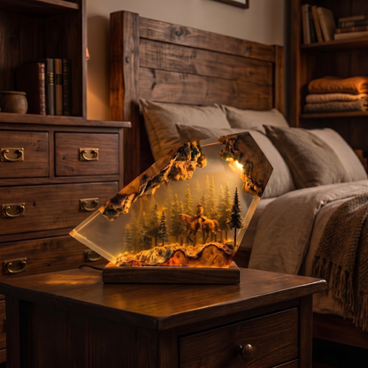 Handmade Western Resin Lamps
